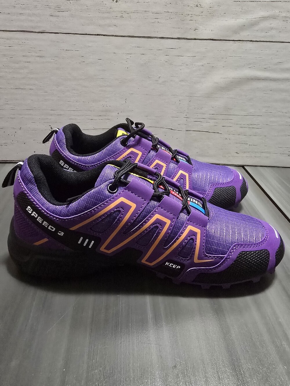 KEEP Running Speed 3 Purple Trail Sneaker Running Hiking - Picture 3 of 6